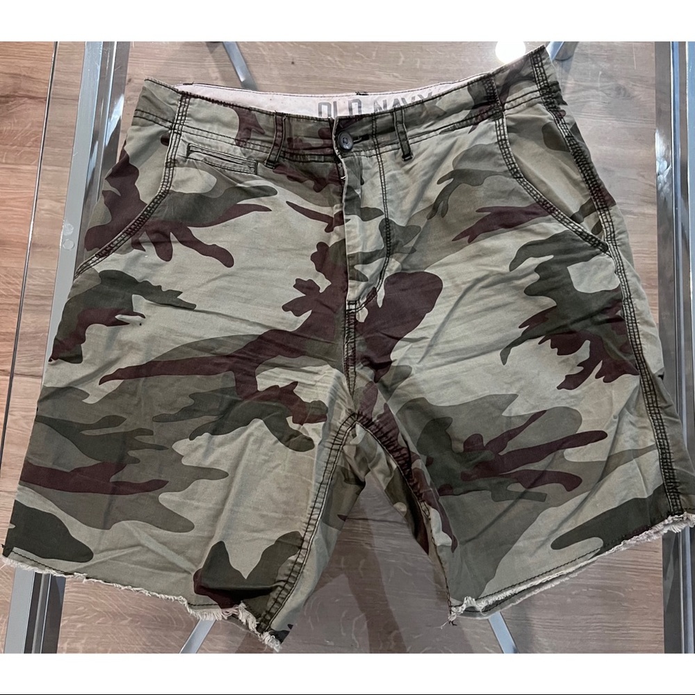 Green Camo Shorts